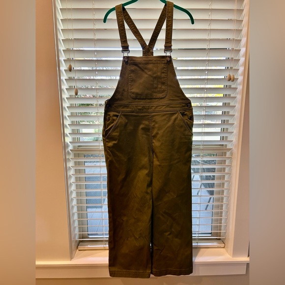 United By Blue Green (Juniper) Women's Overalls, Size Small, 98% Organic Cotton - Picture 9 of 10